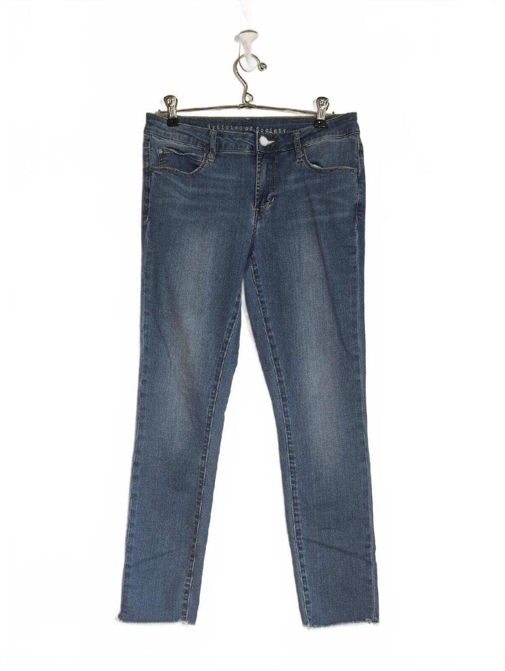 Articles Of Society Straight Leg Blue Denim Jeans Size 28 US 6